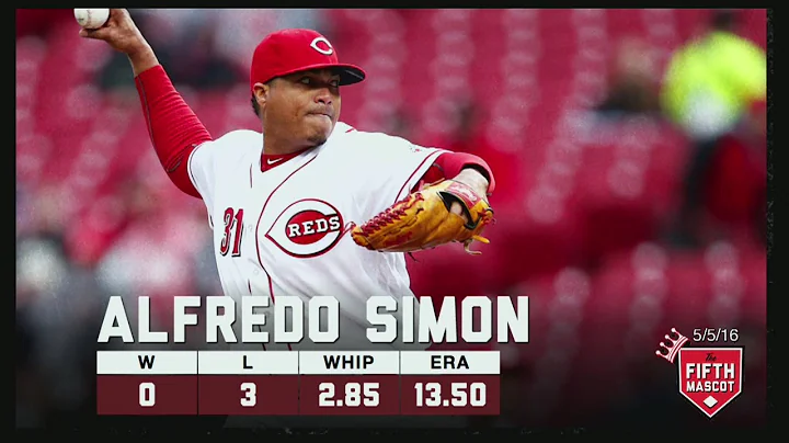Cincinnati Reds pitcher Alfredo Simon needs to show fan that can win - Fifth Mascot (5/5/16)