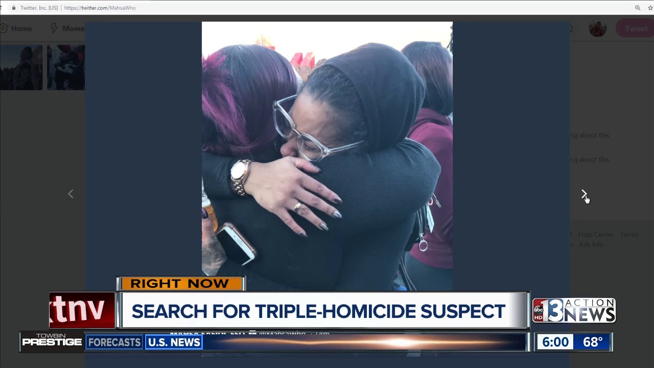 Vigil held for three killed in North Las Vegas shooting - YouTube