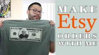 Making Etsy Orders From Start To Finish, How I Print My Shirts For Etsy, Pack An Order With Me