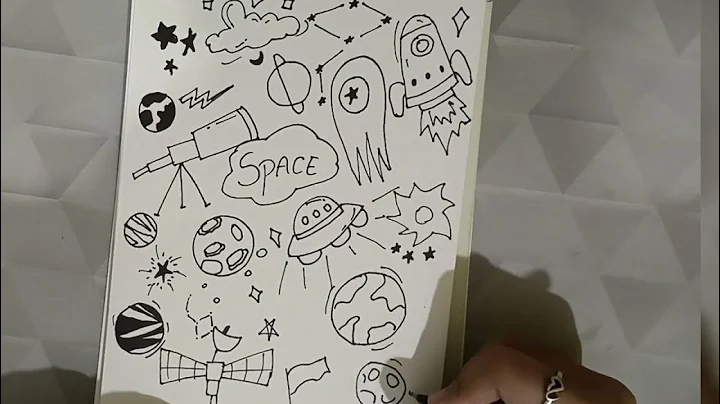 Space doodle art #drawing #doodle #spaencasa