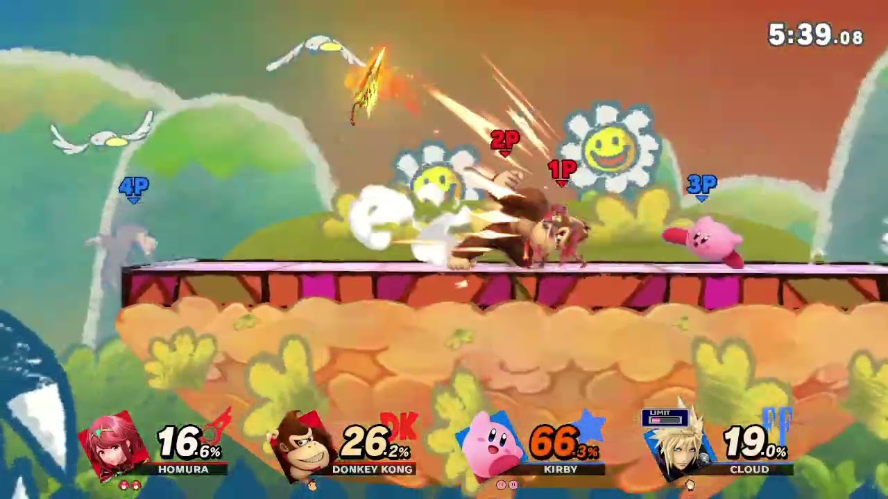 スマブラSP　オンライン対戦　ホムラドンキーコングvsカービィクラウド