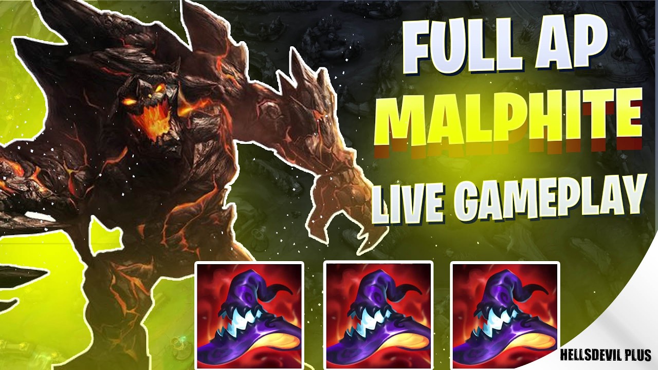 Убийства Мальфита с полным запасом здоровья с одного выстрела! - Геймплей Wild Rift HellsDevil Plus