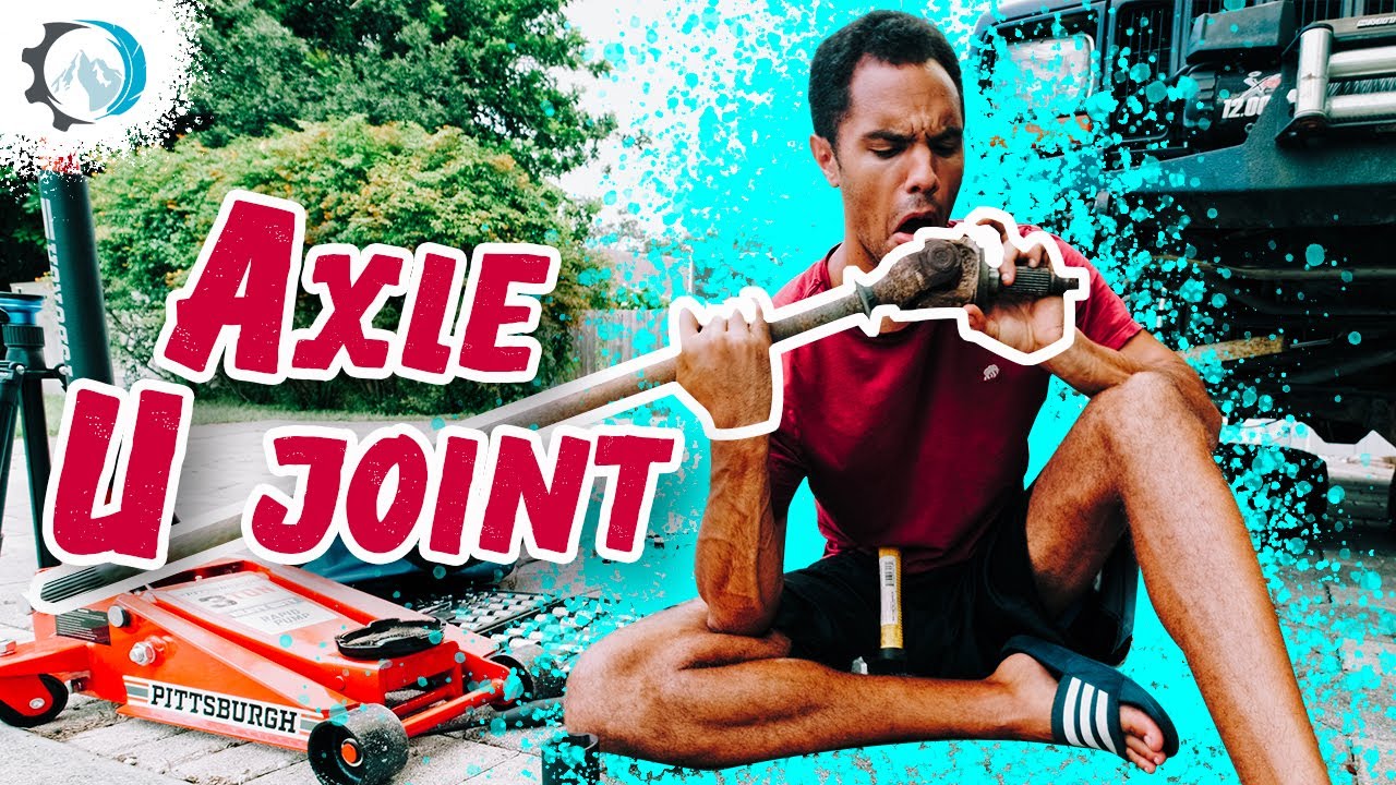 Front Axle U joint + Hub + Calipers + Brake line + Pads and Rotors