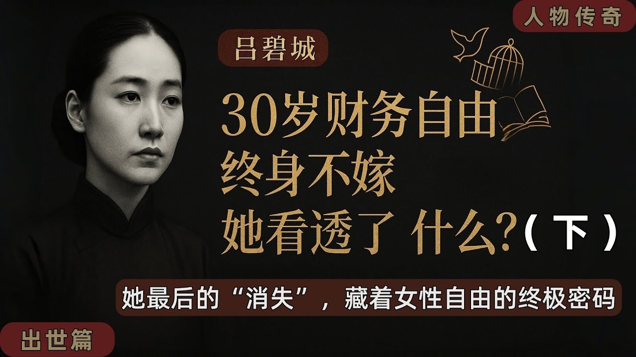 【萬字精讀】當女性擁有一切之後，終極自由是什麼？呂碧城的“消失”給出反常識答案 （#呂碧城 #人物傳奇  #民國才女 #獨立女性 #財務自由 #女性自由 #終身不嫁 #人生哲學 #佛法智慧 ）