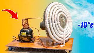 DIY 2-in-1 Mini Air Conditioner with Fan – Cools Instantly Like a Real AC