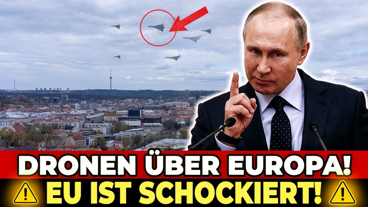 🚨 RUSSISCHE DOMINANZ: Geran-ähnliche Drohnen Fliegen über EUROPÄISCHE STÄDTE!