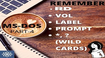 04-MS-DOS(Disk Operating System) Bangla Tutorial|RD|VOL|LABEL|PROMPT|WILD CARD|E Education Lab