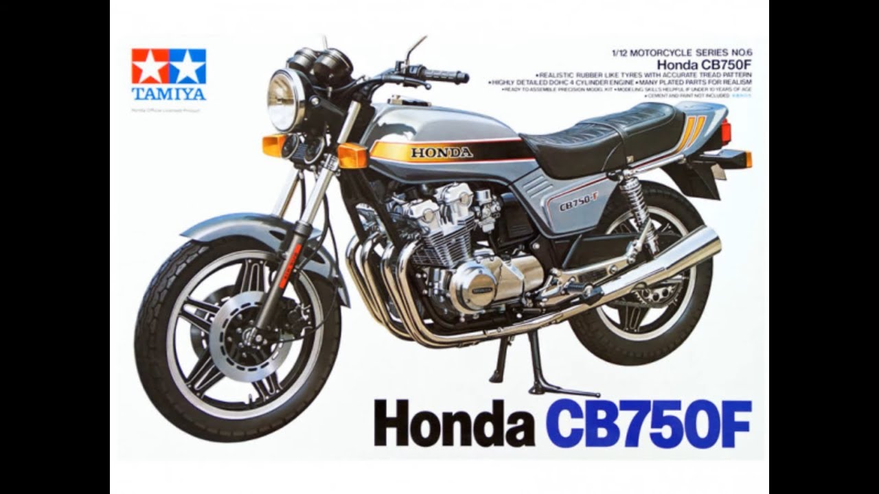 Сборка  Мотоциклa Honda CB750F 1/12 Tamiya 14006