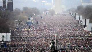 Inauguration Day on the National Mall time lapse