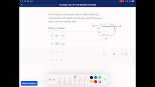Khan Academy Tutorial: absolute value to find distance challenge Net Worth