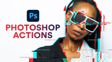 Photoshop Actions: Anaglyph Glitch Photo Effect — How to Use Adobe Photoshop (Part 26)