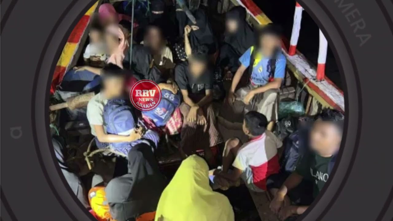 447 Rohingya Rescued While Trafficked to Malaysia by Sea | RRV Bangla News