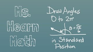 Easily Draw Angles Between O and 2pi in Standard Position (Even the fractions!)