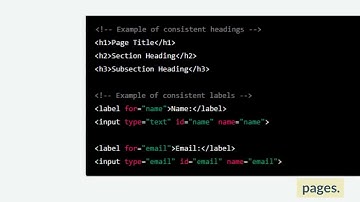 How to implement WCAG 2.1 Success Criterion 3.2.3 Consistent Navigation in code with examples