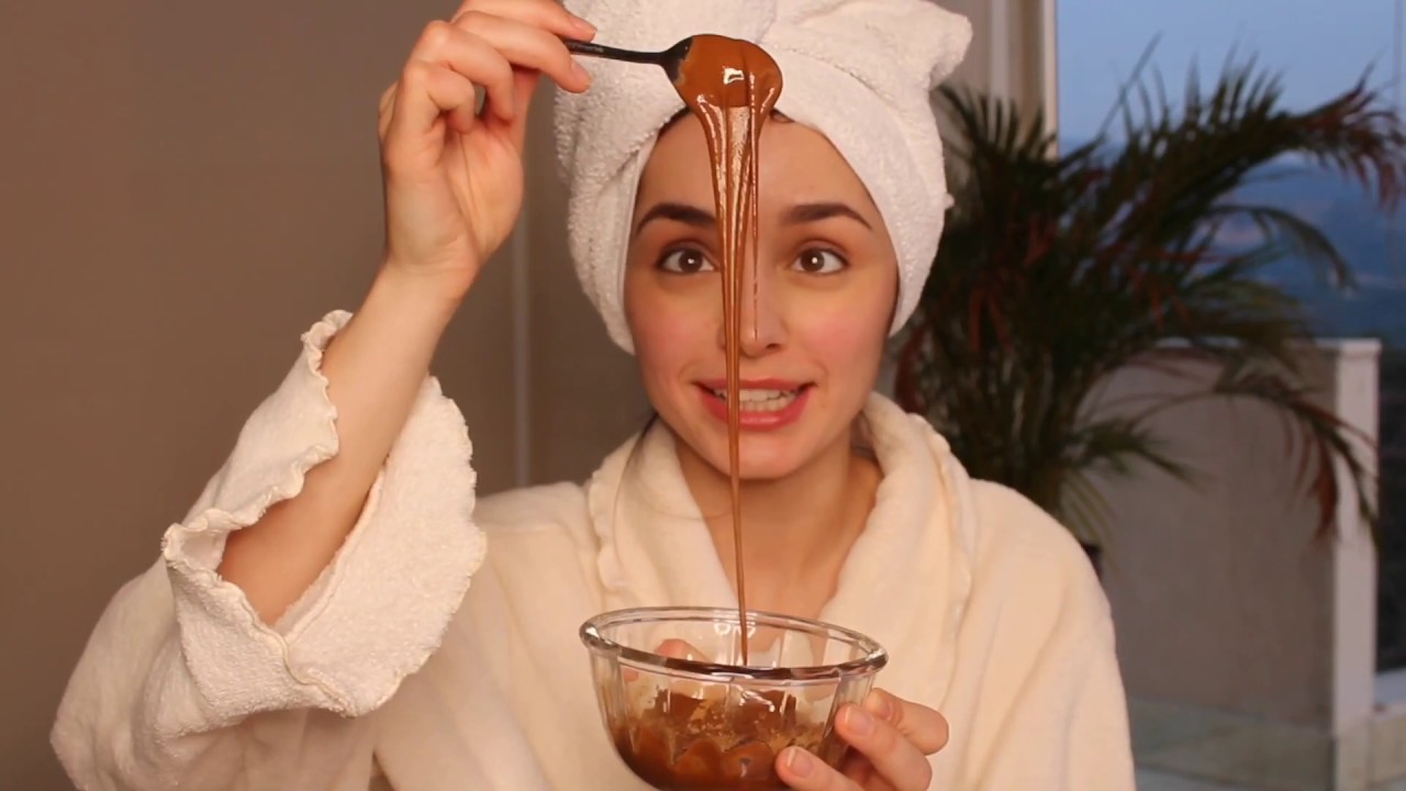 DIY 🤩 Homemade FACE MASK Cinnamon with Honey | Anti Acne Anti wrinkles Mask 🍯 || Nadine Zoghbi