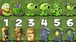 PvZ 2 Challenge - Plant food Abilities can defeat Random Sun Grave Stone & others?