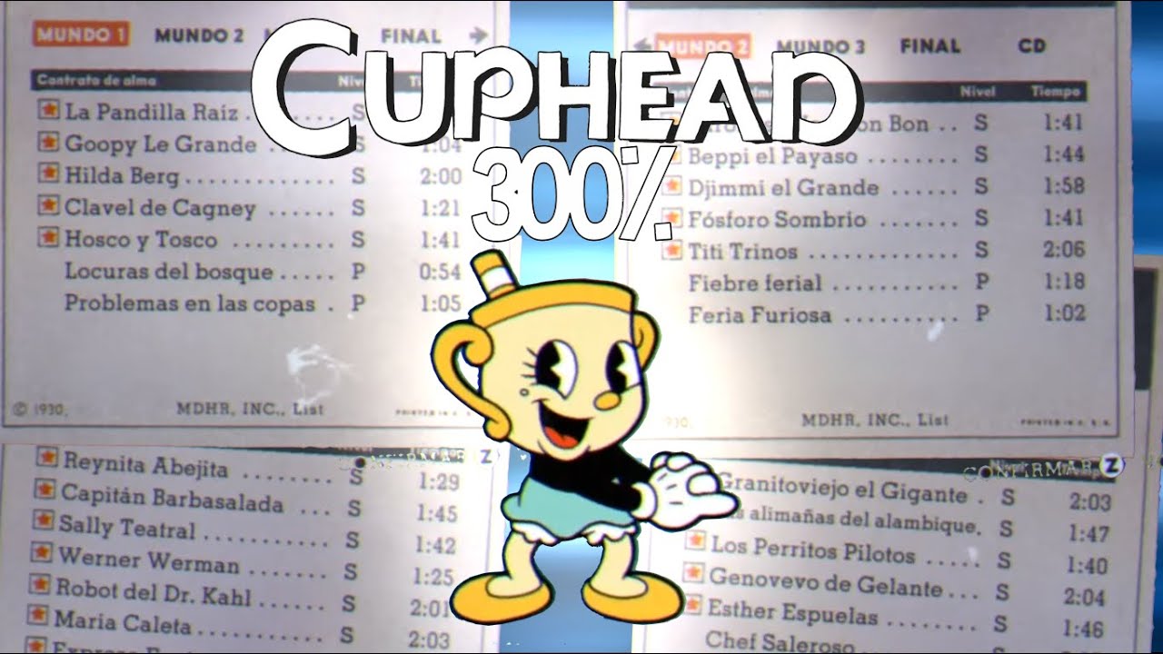 Complete Cuphead Al 300 Nuevo Logro!!! Cuphead DLC Completando El