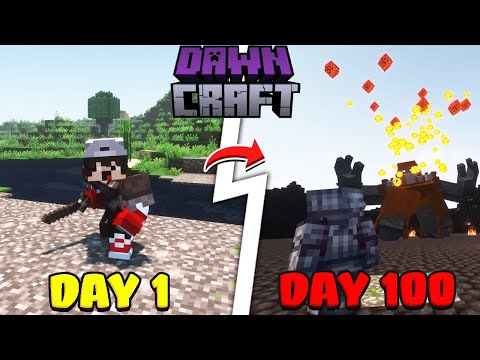 KIENRIC SINH TỒN 100 NGÀY TRONG MINECRAFT DAWNCRAFT !!