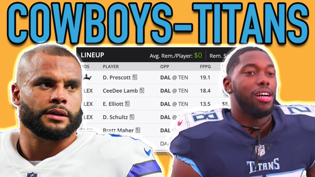 Cowboys-Titans DFS Showdown: Slate Strategy Analysis