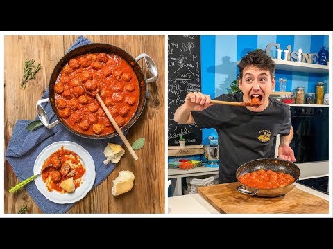 POLPETTE DI CARNE AL SUGO - morbide, gustose e pure senza glutine | Davide Zambelli