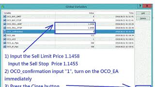 OCO Order on MetaTrader4 Platform