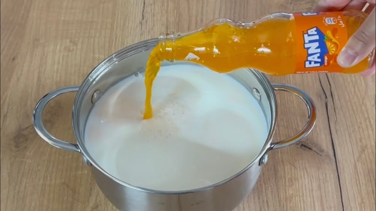 Gib Fanta in kochende Milch – und du wirst nie wieder Käse kaufen!