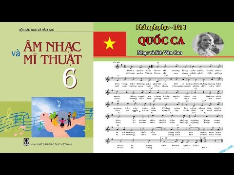 Video Quốc ca (karaoke) ||Âm nhạc lớp 6-Phụ lục bài 1 - youtube