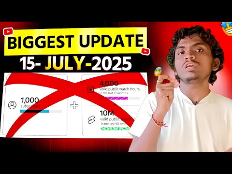 YouTube Biggest Monetization Update from 15 July 2025 | YouTube Monetization New Rules