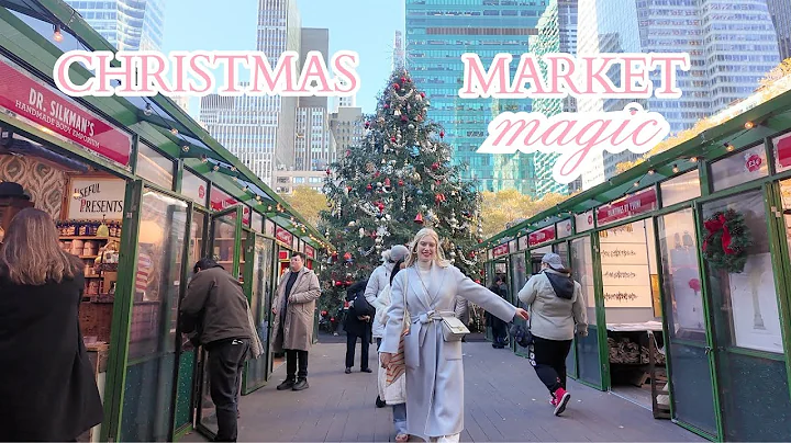 Vlogmas Day 3: Exploring Bryant Park Winter Village ✨