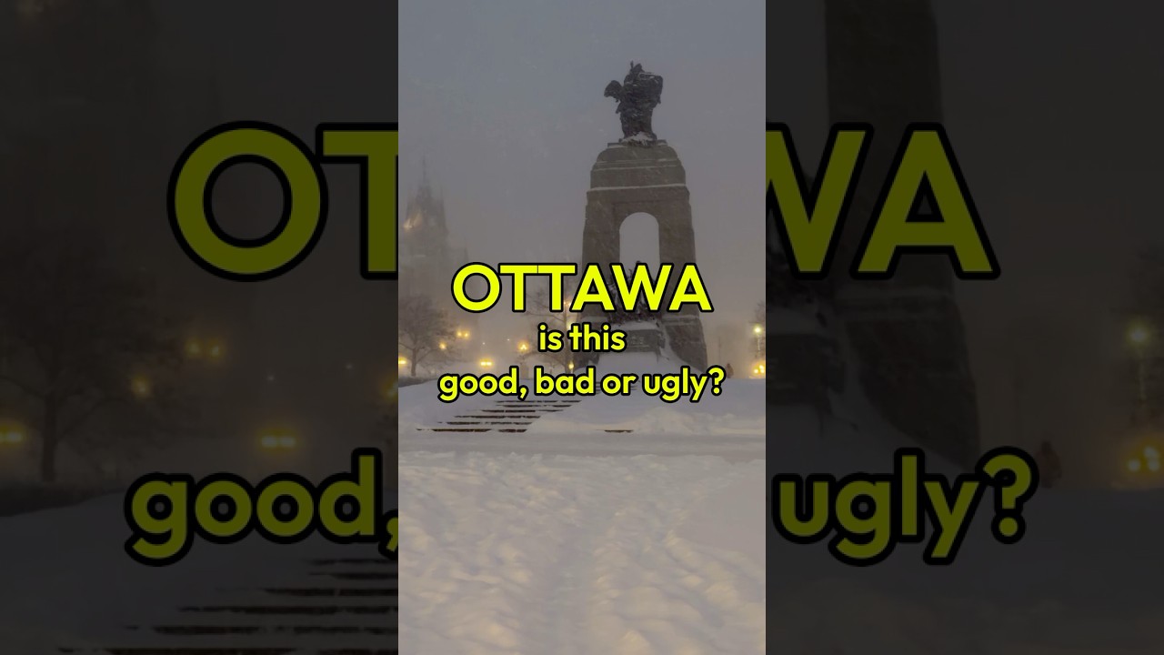 Оттава — Хорошо, плохо или ужасно? Хорошая зимняя снежная буря 