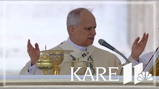 Pope Leo XIV calls for unity in inaugural mass