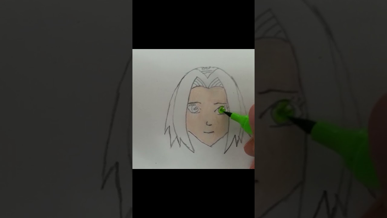 Drawing and Colouring Sakura! 