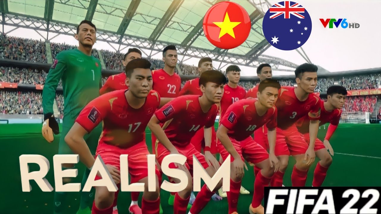 Game Bóng Đá Chân Thực Nhất ! | Việt Nam Vs Australia | Vòng Loại Thứ 3  World Cup 2022|Fifa 22| Var! - Youtube