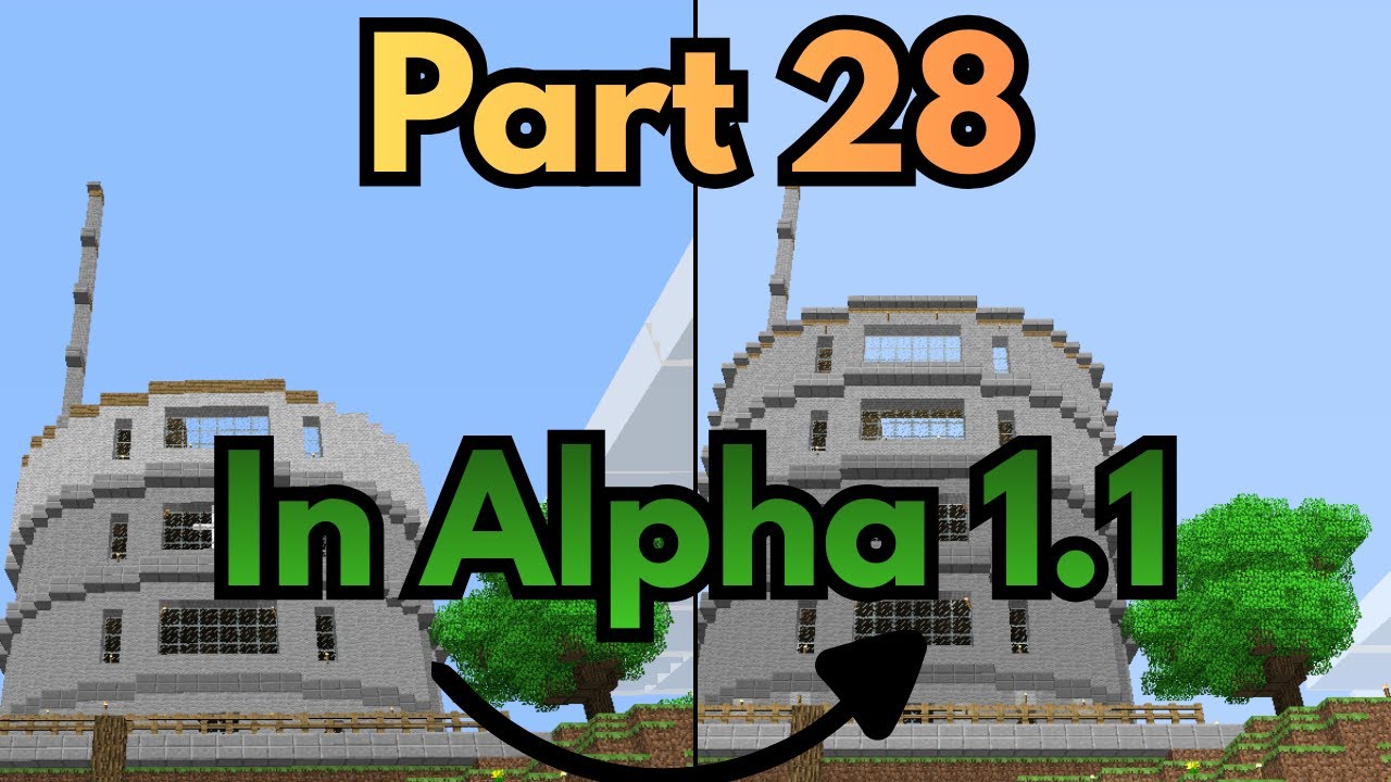 Part 28 in my Alpha 1.1.2 world, so we can update the world to beta1.7.3