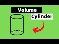Cylinder Volume and Area Concepts