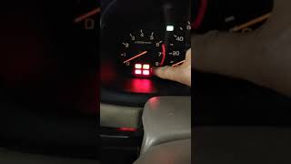 2002 Honda Accord maintenance light reset