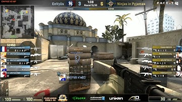 CS:GO EnVyUs vs NiP (dust2) - FACEIT League 2015 Stage 3