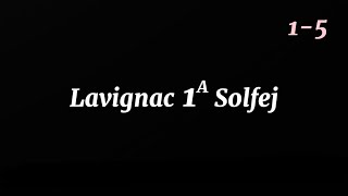 Lavignac 1A (1-5) 80 BPM
