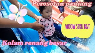 BERMAIN PEROSOTAN DI KOLAM RENANG BESAR RAME RAME SEPUASNYA #kolamrenang #berenang