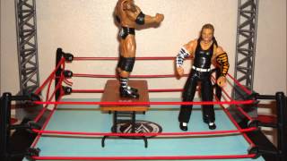 WWE Stopmotion: Batista Bomb Through Table