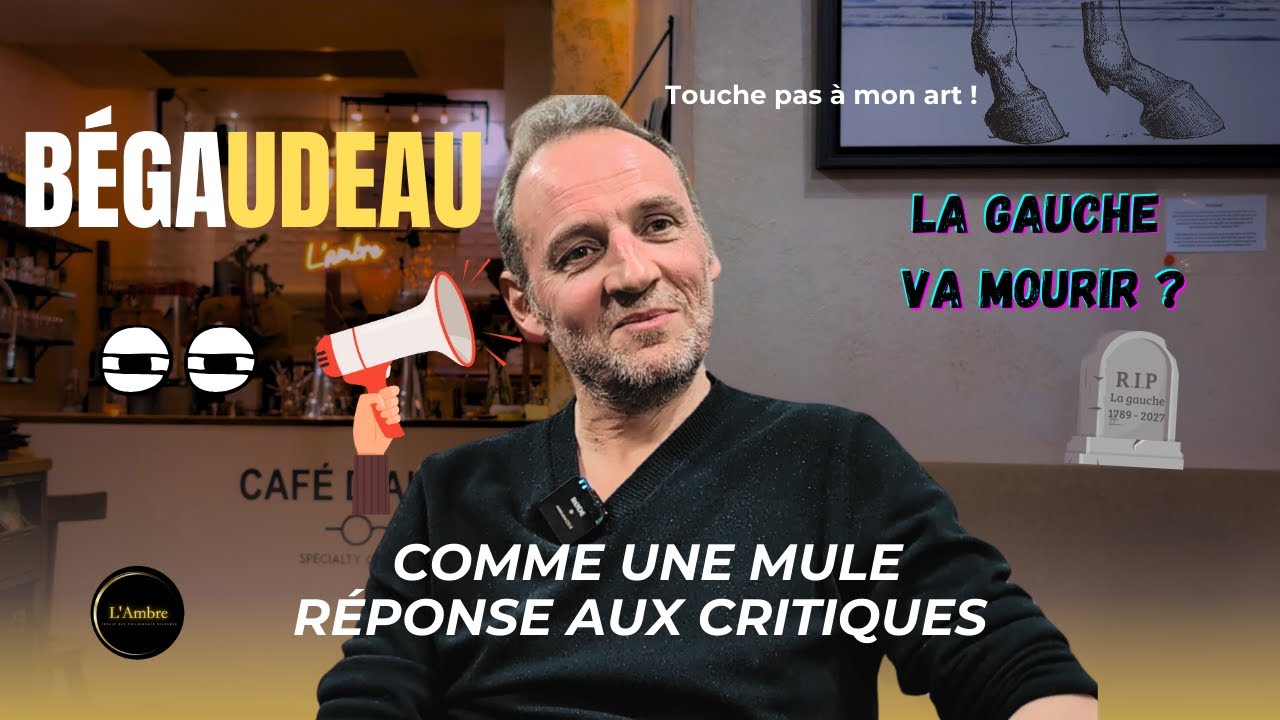 Discussion avec François BEGAUDEAU, ART, POLITIQUE, GAUCHE