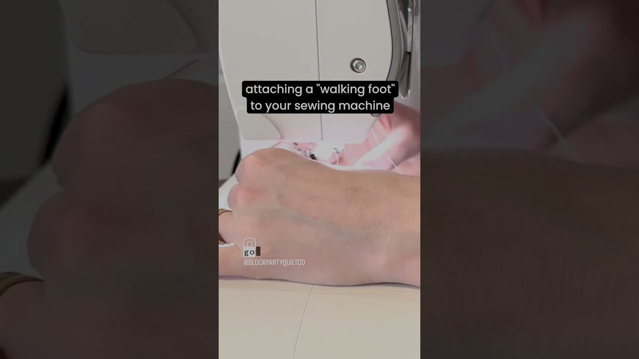 Here's how to attach a walking foot to your Bernina!