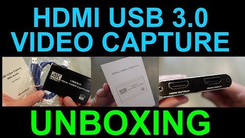 Unboxing HDMI External 4K HD Video Capture Device by Kedok Live Stream Gaming Recording