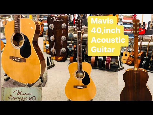 美品 Mavis WI-130/N アコースティックギター ケース付 Mavis Acoustic Guitar 40,In Model No. FI-130/N ( Wilson's music