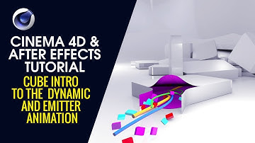 Cube Intro to the Dynamic and Emitter Animation - Cinema 4D Tutorial