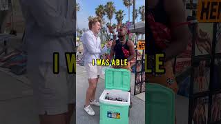He makes $10,000/MONTH Selling Drinks on Venice Beach🤑#shorts