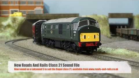 Roads And Rails Class 21 DCC Sound Demo