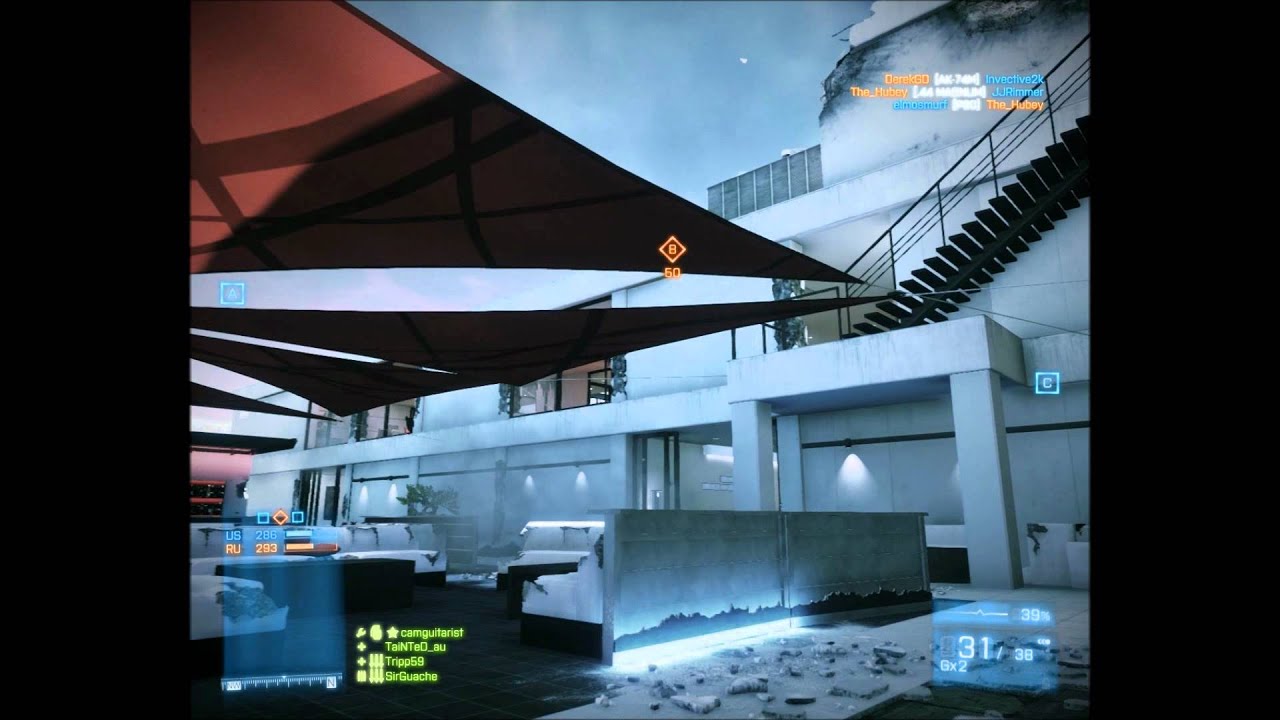 PC Battlefield 3 HUGE LAG AND FREECAM GLITCH