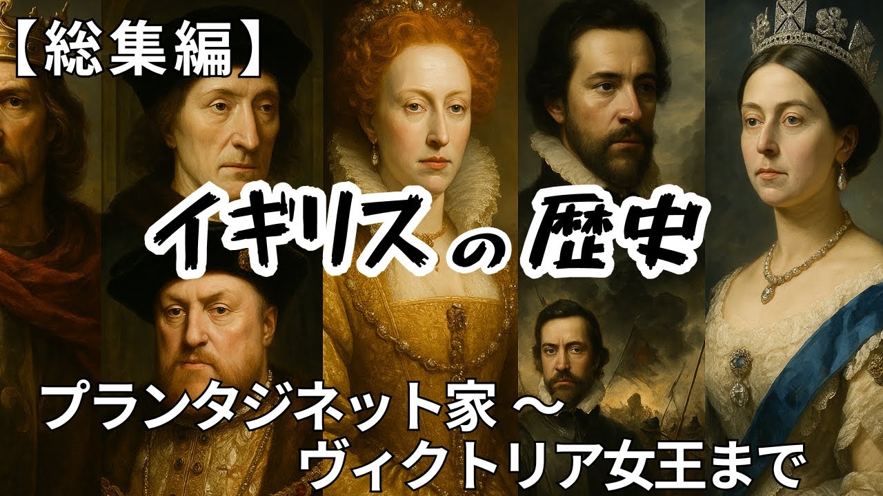 【総集編】イギリスの歴史：プランタジネット家～ヴィクトリア女王まで