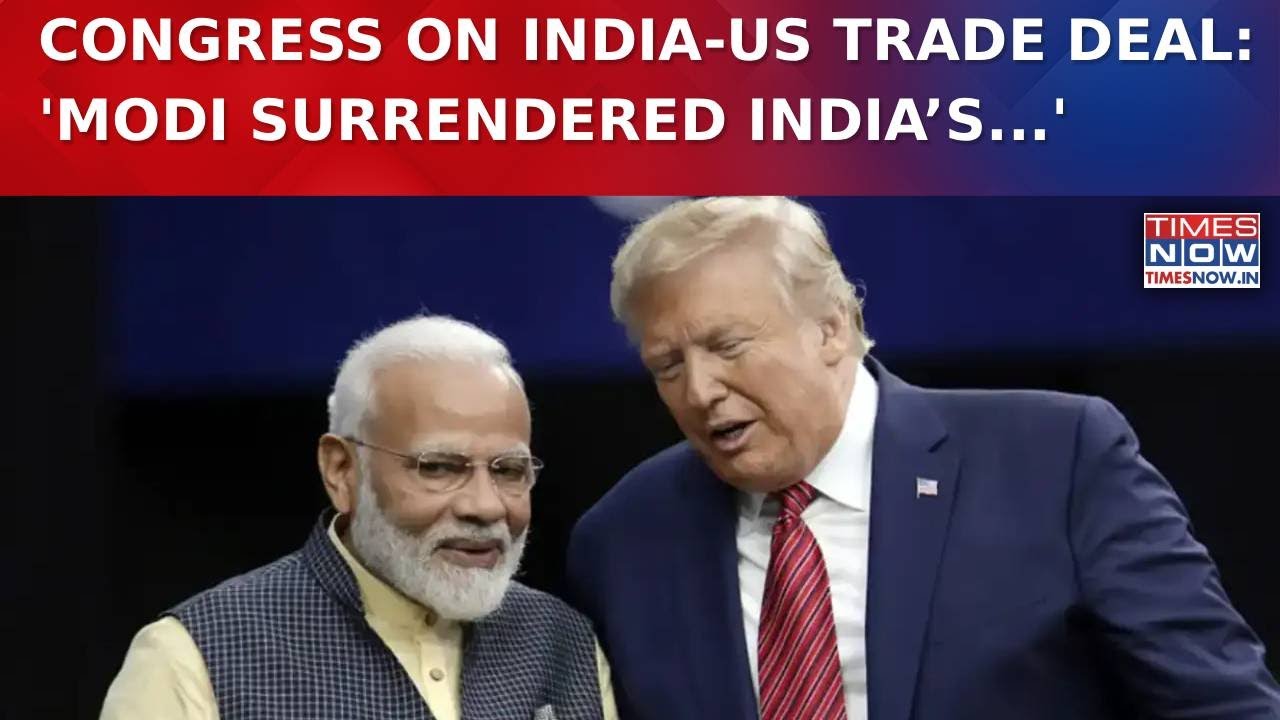 India-US Tariff Deal: Politics Erupts As Congress Slams Centre Over Alleged Sovereignty Surrender